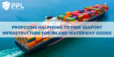 Proposing Hai Phong to free seaport infrastructure for inland waterway goods